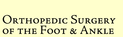 Orthopedic Surgery of the Foot and Ankle